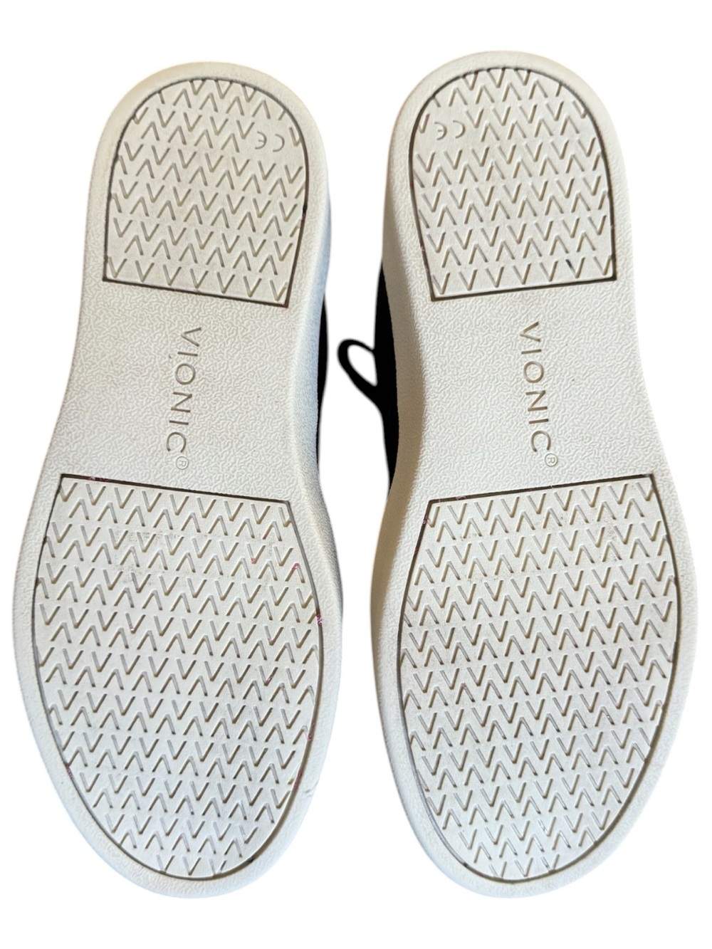 Women’s Vionic Elise Navy Leather Low-Top Sneakers with Cream Sole 6.5 - Picture 7 of 7